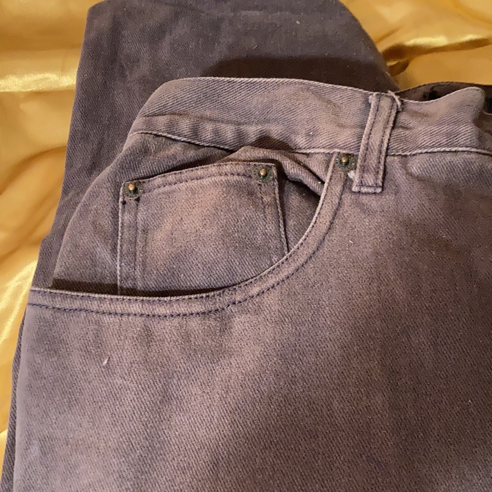 Purplish Brown Bill Blass Easy Fit Jeans - Picture 3 of 6